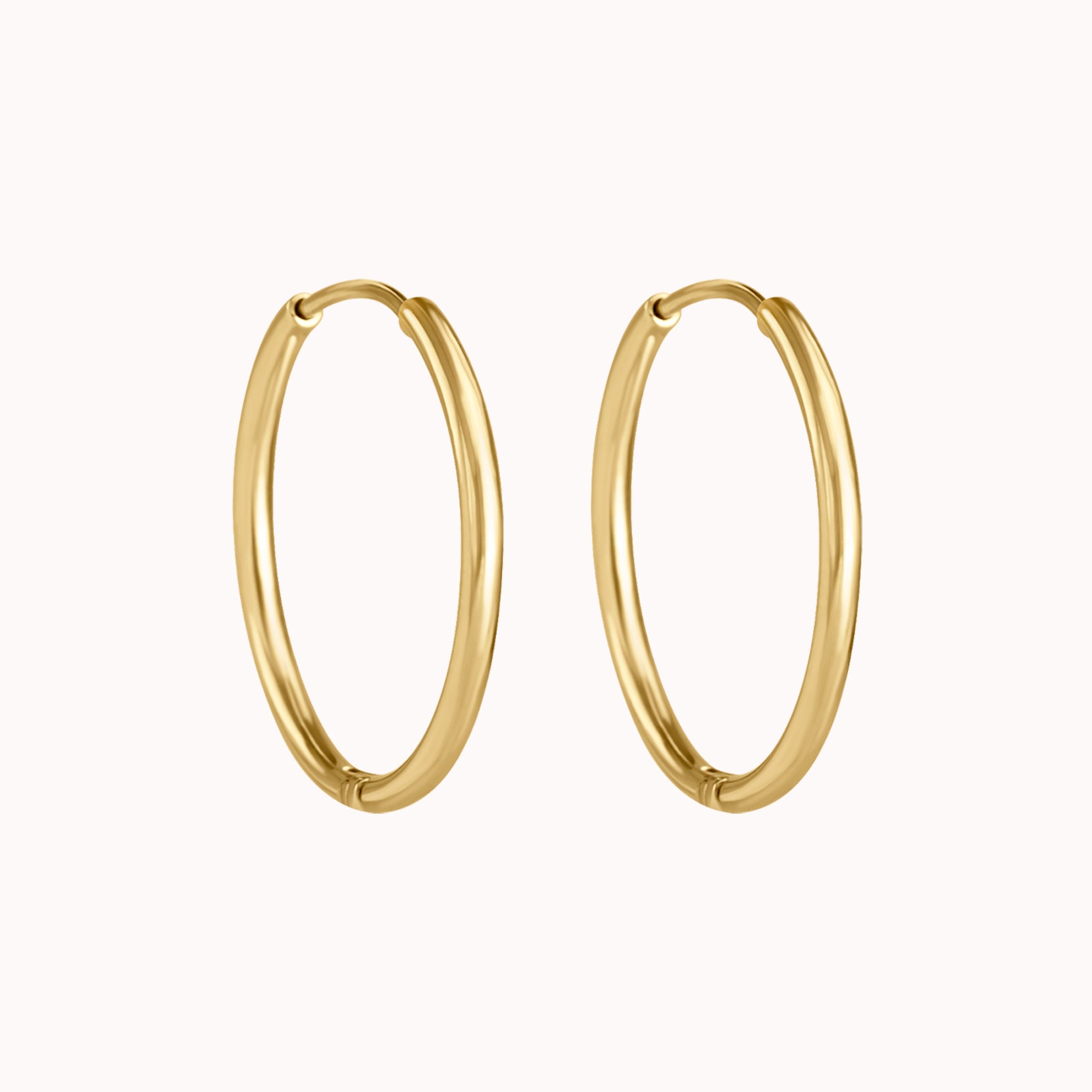 Medium Classic Clicker Hoop Earrings