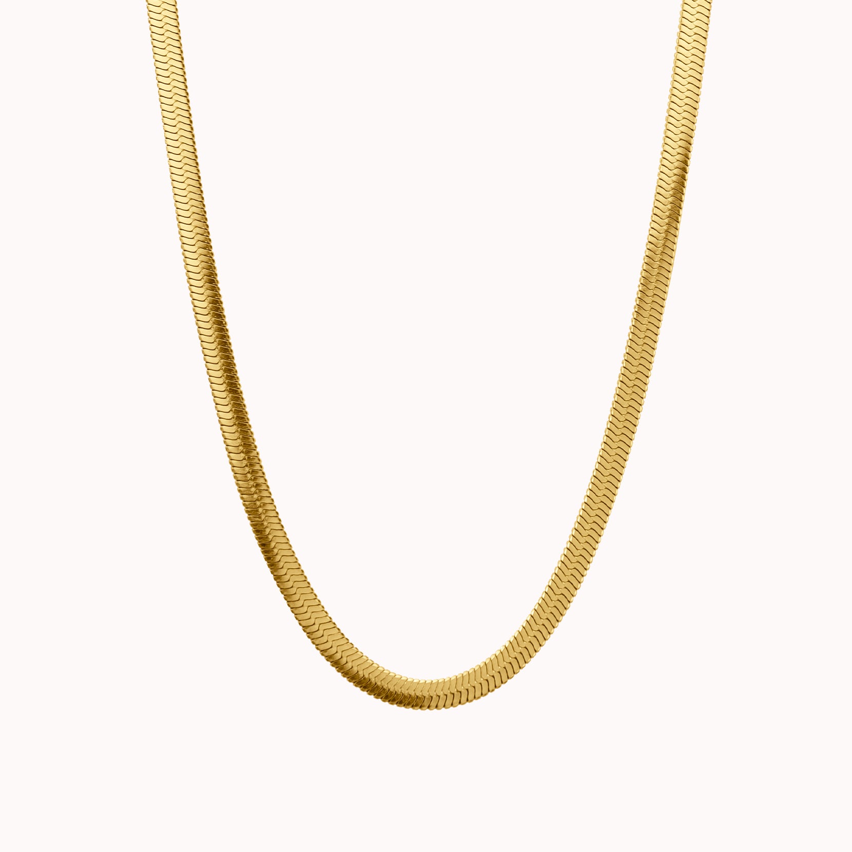 Viv Herringbone Chain Necklace