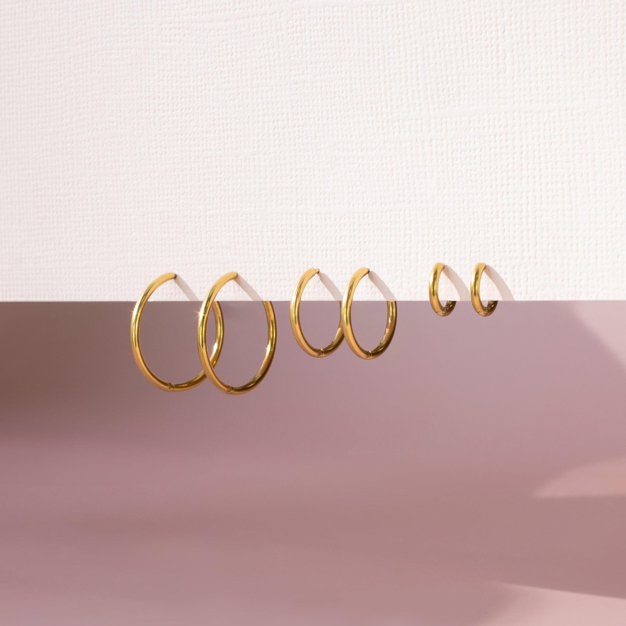 Small Classic Clicker Hoop Earrings