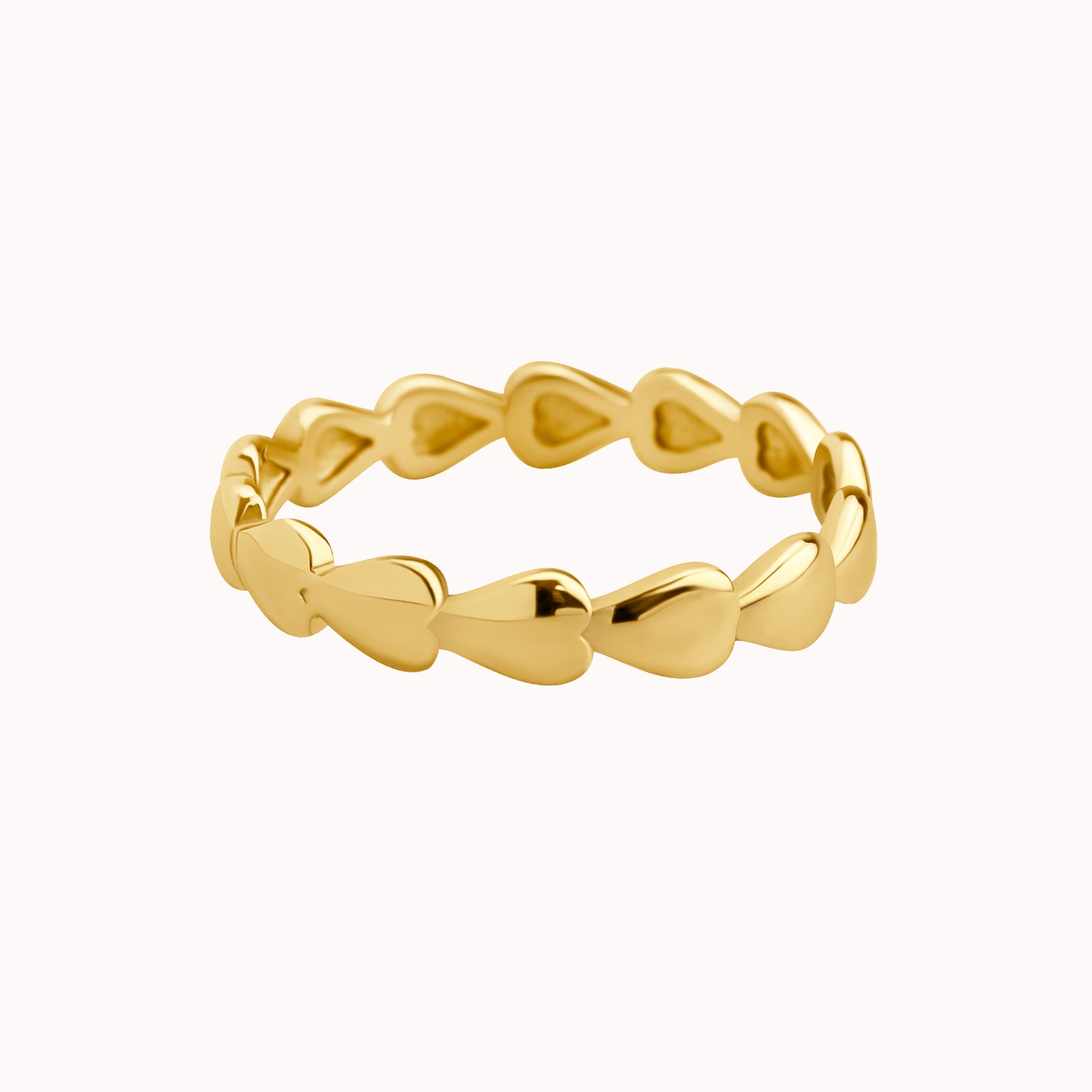 Slim Hearts Ring